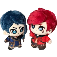Game Caitlyn Vi Plush Doll Starfish Body Printed Fans 10cm Violet Plush Toy Backpack Dolls Pendant XMAS Present Gift