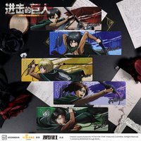 Attack on Titan Eren Jager Armin Arlert Rival Ackerman Hanji Zoe China Official Authorization Survey Corps Series Laser Ticket