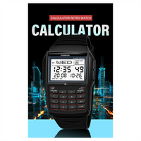 SCLS LED Electronic Watch Digital Sports Multifunction Calculator Watch Waterproof Watch Computer Style