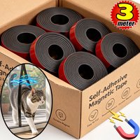 10/15/20mm Self Adhesive Magnetic Strip Tape Curtain Window Back Adhesive Waterproof Easy Cut Blackboard DIY Craft Home Office