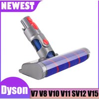 For Dyson V7 V8 V10 V11 SV12 V15 Soft Slim Roller Brush Head Cordless Stick Vacuum Cleaners Parts Hardwood Floor Attachment
