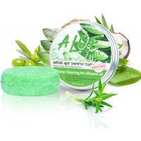 Organic Aloe Shampoo Bar Organic Solid Soap Hair Care Anti-Hair Loss Repair Honey Glycerin Soap Base Charcoal Soap