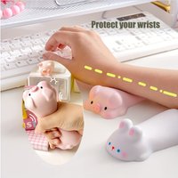 Comfortable Wrist Support Stand - Adorable Slow-Rising PU Mouse Pad - Ideal for Your Computer Desk and Office Essentials