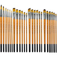 6pcs Professional Paint Brushes Set Artist Paintbrushes For Acrylic Oil Watercolor Acrylic Painting For Body Face Rock Canvas