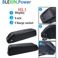 Batterie de vélo électrique de montagne HL1 Hailong1 ECOTRIC Leopard 36V 7.8ah 10ah 13ah 15ah 20ah 48V 10.4ah 12.8ah 14ah 15ah 52V 14ah