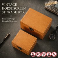 New Vintage RFID Shield Box Anti Theft Car Key Signal Blocker Anti-radiation Phone Storage Case