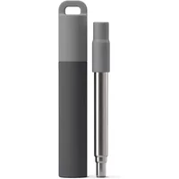 Portable Reusable Telescopic Straws, Foldable Stainless Steel Straws for Travel Work and Outings Keychain EDC Telescopic Straws