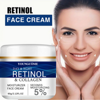 Retinol Collagen Hyaluronic Acid Face Cream Revitalizing Firming Lifting Moisturizer Hydrating Plump Fine Lines Night Cream