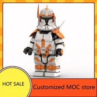 MOC Space Battle Commander Cody Phase 1 Mega figure Architecture Puzzles Birthday Toys Kids Christmas Gift for Kids Age