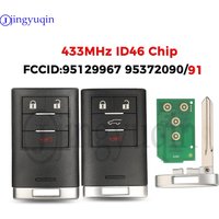 jingyuqin 433MHz ID46 95129967 95372090 Keyless Smart Remote Car Key For Chevrolet Holden GM Captiva 2014-2018 Auto Fob Contol