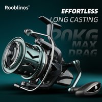 ROOBLINOS NHK 9000-12000 Full Metal Spool Jigging Trolling Long Shot Casting and Salt Water Surf Big Sea Spinning Fishing Reel