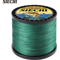 SIECHI X4 Strong 300M 500M 1000M 4 Strand Weaves PE Braided Fishing Line Multifilament Braid Wire 12LB 20LB 30LB 43LB 65LB 83LB