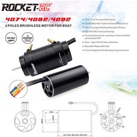 Rocket-RC 4074 4082 4092 1600KV 1520KV 1250KV 2250KV Brushless Motor Water Cooling Jacket for 1000mm(or Above) RC Boat Car image 3