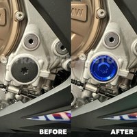 For BMW S1000RR 2019-2026 S1000R M1000R/RR 2021-2025 CNC Aluminum Timing Inspection Plug/Exhaust Bracket Bushing/Oil Filler Cap