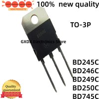5-10-20Uds 100% new BD245C BD246C BD249C BD250C BD745C TO3P BD245 BD246 BD249 BD250 BD745 TO-3P Transistor