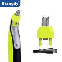 Brangdy Nose Hair Trimmer Replacement Heads for Philips OneBlade QP2520 QP2630 QP6520 QP6530 Shaver Rinsable Dual Edge Blade