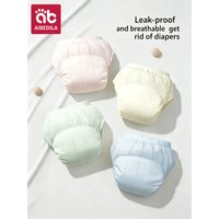 AIBEDILA Baby Potty Training Pants Washable Leakproof Underwear Summer Breathable Diaper Pants For Boys Girls Toilet Learning