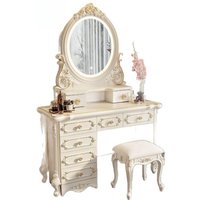 French dresser bedroom makeup table princess small apartment makeup table