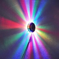 5W Mini Disco Lamp 48LED RGB Home Party Disco Lights Stage Backlight Wall Decor Flash Lights Laser Color Beam Music Lamp
