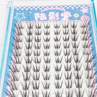 Fox- style False Eyelash extenstions Natural Curly With Extended Outer Corner lash For Daily Wear Photography Live makeup