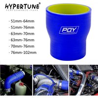2"-2.5'' 2''-3'' 2.48''-2.75'' 2.48-3'' 2.75''-3'' 3''-4'' SILICONE HOSE STRAIGHT REDUCER JOINER COUPLING BLUE & Yellow