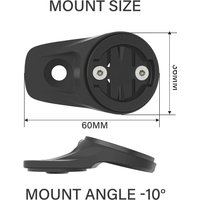 AliExpress OdinZeus ODINZEUS CNC 0°/10°Bike Computer Mount Alloy Stem Cap Top Cover for Fraser iC SL WC/DC/XC Handlebars Garmin Wahoo GPS Compatible
