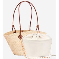 Drawstring Bag Organizer Insert Shoulder Strap for Basket Picotin Straw Woven Bag Support Inner Liner Bags Accessories