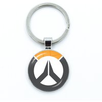 Overwatch Keychains Hot Online Game Anime Key Rings Heroes Logo KeyChain Cabochon Cover Jewelry Gift