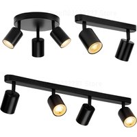 GU10 LED Ceiling Light Spotlight House Decoration Corridor Track Lamp Angles Adjustable Decor Ceiling Lamp Lighting Fixture