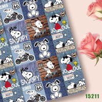 BEAST KINGDO cartoon 140x50CM fabric cartoon patchwork children's home textile sewing doll skirt curtain DIY girl skirt15203