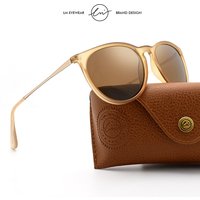 LM Round Sunglasses Woman Polarized Glasses Man Fashion Coating Lens UV400 Goggles For Travel Trendy Shades Unisex Oculos de sol