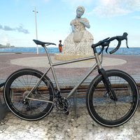 TIRIS-CR2 Gravel Bike Frame, Cycling Frameset, Bicycle Framework,Custom Accessory, 700C /29 inch Parts Custom