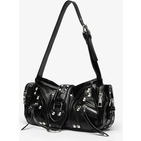 Women Bag 2026 Y2K PU Rivet Fashion Luxury New Vintage Locomotive Style Shoulder Bag Pures and Bags Crossbody Girls