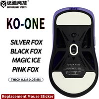 UnusualWaySports Mouse Skates Feet Crdrako ko one Cambered Surface PTFE Anti Collapse Magic Ice Silver Fox