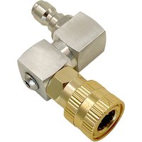 2026 NEW 1PC 360° Rotating Pressure Washer Gun Jet Nozzle With 1/4' Quick Connect Adaptor For Car Wash Gun Coupler Parkside