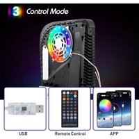RGB LED Light Strip For PS5 Pro/Slim/Fat Original Console 8 Colors 400+Effects DIY Decoration Gaming Atmosphere lights For PS5