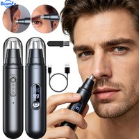 Electric Nose Hair Trimmer for Men Mini Dry Wet Use Nose And Ear Hair Remover Rechargeable Painless Ear Nose Hair Clipper