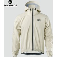 ROCKBROS Cycling Raincoat Hooded Jacket Waterproof Breathable Leisure Coat Trekking Men Women Outdoor Sports Clothing Raincoat