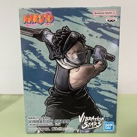 Original Bandai Vibration Stars Naruto Momochi Zabuza Kawaii Anime Action Collectible Ornament Model Toys Holiday Gifts 13cm