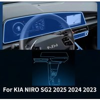 For KIA NIRO SG2 2025 2024 2023 PPF Protection film Interior Accessories transparent TPU Navigation Gear Panel Center Console