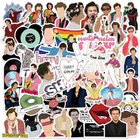 50Pcs Singer Harry Style Tu Stickers Waterproof Decals DIY Refrigerator Scrapbook Skateboard Helmet Stickers