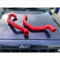 Silicone Intercooler Hose Tube For Jeep Cherokee XJ 2.5L L4 Turbo Diesel ENC 1997-2001 52079581AB 52079496AB 52079581 52079496