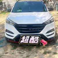 glossy black Replacement payment Front Grille Upper Radiator Hood Grill Emblem Car Parts For Hyundai Tucson 2015 2016 2017 2018