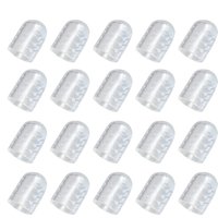 20pcs Silicone Finger Toe Caps Protector Cover Thumb Sleeve Corn Blisters Pain Relief Toe Tube Bunion Correction Foot Care