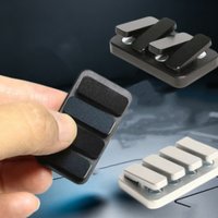 Four key Fun EDC Fidget Slider Magnetic Piano Key Rectangle Seesaw Push Card Finger Gyro Portable Stress Relief Office Desk Gift