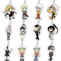 Soul Eater Maka Albarn Evans Acrylic Keychain Backpack Bag Pendant Daily Decoration Accessories Keyring Versatile Birthday Gift