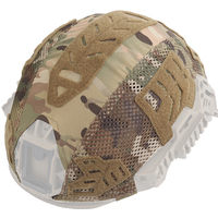 Breathable Mesh Helmet Wrap Adjustable Stretch Fit for Outdoor Airsoft Helmets Medium Size Gear Accessory