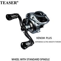 TEASER Venom PLUS Water Drop Reel 10+1 Bearings Long Cast Anti-Tangle All-Purpose Reel Smooth Lure Water Drop Fishing Reel