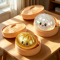 Best Selling Glitter Dumpling Squishy With Box, Stress Relief Squeeze Toy, Funny Fidget Toy, Perfect Gift For Fans