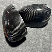 Brand New Material Dry Carbon Fiber Side Mirror Cap For Abarth Fiat 500 F595 F695